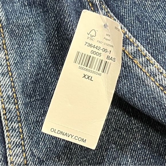 NWT Mens Old Navy Denim Jacket, Size XXL - Picture 4 of 4